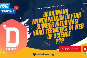 Bagaimana Mendapatkan Daftar Sumber Informasi yang Terindeks di Web of Science?